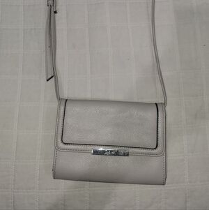 Nine West Light Gray Crossbody Bag